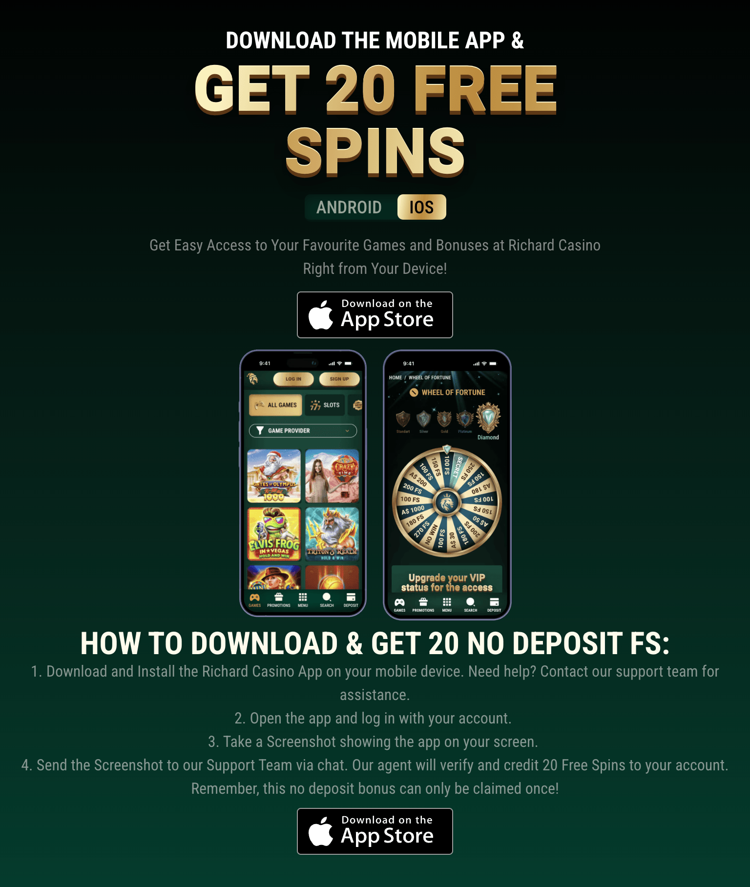 Richard Casino Mobile Apps